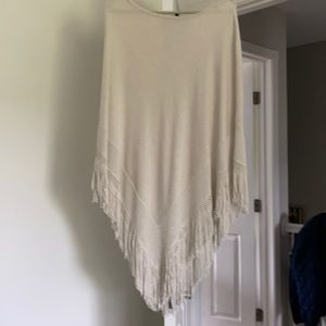 White House Black Market poncho